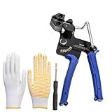 szhdxsy Metal Zip Tie Tool, Stainless steel zip tie gun with Built-in Cutter, Metal Zip Tensioner, Zip Tie Release Tool