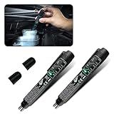 Ajxn 2 PCS Car Brake Oil Test Pen, Hydraulic Oil Moisture Change Analysis Diagnostic Test Tool, Vehicle Troubleshooting Accessories, Universal Size Suits for Most Carssuch as SUV, Mini Van (Black)