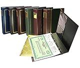New! Junior Corpkit Corporate kit: Binder with Plate, Gold Wafer Seals, Certificates, Bylaws/Operating Agreement & Slipcase (LLC, Blue)