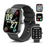 Smart Watch for Men Women (Answer/Make Call), 1.83" HD Touchscreen Fitness Tracker, 110+ Sport Modes, Fitness Watch with Heart Rate/Sleep Monitor/Step, IP68 Waterproof Smartwatch for iPhone Android