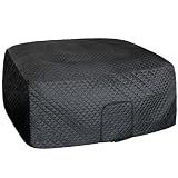 72''x27'' Square Insulated Inflatable Hot Tub Thermal Cover with Zipper