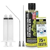 Pool Leak Detection Dye Kit - with 2 Precision Applicators - Made in USA - Superior Long Lasting UV Pool Dye Easily Locates Leaks - for All Pool, Spa, & Hot Tub Types - 8 OZ Fluorescent Yellow