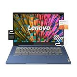 Lenovo Chromebook 14" FHD Touchscreen, 8 Core MediaTek Kompanio 520, 4GB LPDDR4X, 128GB Storage (64GB eMMC+64GB Card), Microsoft 365, Business & Student Laptop, Webcam, WiFi 6, Chrome OS, Blue