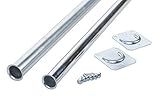 Closet Pro CD-0024-18/30ZC Heavy Duty Adjustable Rod, Silver,18 by 30-Inch, Zinc Plated