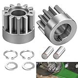 R-2485-LH R-2485-RH R-2261 Lawn Sweeper Wheel Drive Pinion Kit, Compatible with JD Groundwork 42 inch Lawn Sweeper, Include Gear/pin/Washer, Fits STS-42, STS-426, STS-420, STS-427