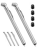 AstroAI Pencil Tire Pressure Gauge 2 Pack (10-75PSI, ±2% Span), Air Pressure Gauge for Tires, Stainless Steel Body, and Metal Made Nozzle 3 Measurements for Cars, Bikes, Vehicles
