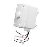 OSD Audio Outdoor 100W Volume Control Impedance Matching, Weather Resistant Enclosure OVC100, White