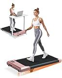 Lacuffy Walking Pad,6% Manual Incline Walking Pad Treadmill,Under Desk Treadmill for Home Office, with App & Remote,2.5HP Quiet,LED Display,300 lbs Capacity