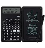 Scientific Calculators for Students, Office Desktop Calculators, 240 Computing Functions, Small Calculator with Notepad, Ideal for Middle High School Students and Teachers (Black)