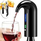 Wine Aerator Electric Wine Decanter Best Sellers One Touch Red -White Wine Accessories Aeration Work with Wine Opener for Beginner Enthusiast - Spout Pourer - wine preserver
