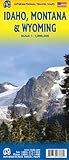 Idaho, Montana, & Wyoming Travel Reference Map 2025 edi
