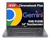 Acer Chromebook Plus 514 14" Touchscreen, Intel i3-N355, 8GB RAM, 512GB SSD
