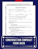 Construction Contract Form Book: Legal Protection for Contractors and Property Owners | 8.5 x 11 inches.
