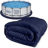 Shop Square 15-Foot Pool Liner Pad for Above Ground Pools - Under Pool Padding, Above Ground Pool Pad, Puncture Protection, Extend Liner Life, Durable Geotextile Material