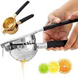 A Bar Above Hand Press Juicer for Cocktails, Heavy Duty, Silver Finish