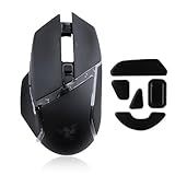 Razer Basilisk V3 Wired Gaming Mouse Case - Top Case Shell Housing with Mice Feet Sticker Replacement (Black)