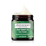 ANTIPODES Kiwi Seed Oil Eye Cream | Anti Aging Eye Cream For Youthful Looking Skin with Vitamin C Skincare Ingredient Kiwi Seed Oil | Vegan Eye Cream | Fine Lines, Aging & Dry Skin | 30ml, 1 fl. Oz