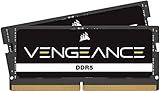 CORSAIR Vengeance SODIMM DDR5 RAM 64GB (2x32GB) 5600MHz CL48 Intel XMP iCUE Compatible Computer Memory - Black (CMSX64GX5M2A5600C48)