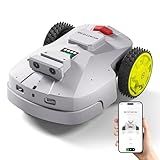 BESTMOW Robot Lawn Mower — 1.5 Acre Ultra Quiet Self Charging Robot Mower, Up to 4 inches Cutting Height, Robotic Lawn Mowers with RTK+4 Eye Vision, Mapping and Anti Theft tech, APP Control