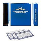 LLC Kit (Blue) - Binder, Slipcase, Operating Agreement, Membership Certificates & Index Tabs