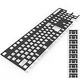 RunJRX Poron PCB Foam 108 Layout, Switch Pads 120Pcs and Sound Dampeners for Custom Keyboard