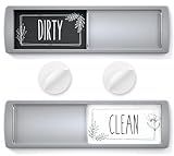 ASSURED SIGNS Dishwasher Magnet Clean Dirty Sign 7 x 2 Inch, Premium Build