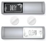 ASSURED SIGNS Dishwasher Magnet Clean Dirty Sign 7 x 2 Inch, Premium Build