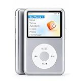 Innioasis Y2 Mp3 Player with Bluetooth, Lossless DSD DAC FLAC Support, 8GB Classic Dedicated Music Player with Playlists and FM Radio, Supports up to 2TB Silver