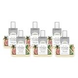 Yankee Candle ScentPlug Refill for Plug in Air Fresheners, Scented Oil Refills, Long Lasting Home Fragrance, Christmas Cookie (Pack of 6)