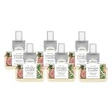 Yankee Candle ScentPlug Refill for Plug in Air Fresheners, Scented Oil Refills, Long Lasting Home Fragrance, Christmas Cookie (Pack of 6)