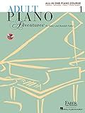 Adult Piano Adventures - Book 1 All-in-One Course | Faber Beginner Piano Method for Adults | Learn Piano Chords and Music Notation | Sheet Music Book with Online Audio and Video