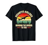 Funny DeSantis Airlines - Border Relocation Services T-Shirt