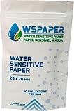 Water Sensitive Paper (WSP) for Sprayer Calibration - 50 Sheets per Pack - Minimize Waste and Ensure Even Distribution of Droplets