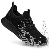 Taquco Non Slip Work Shoes for Men Slip On Sneakers Black Lightweight Slip Resistant Shoe Food Service Chef Kitchen Zapatos para Hombre de Trabajo (Carbon Shadow,7.5)