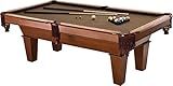 Fat Cat Frisco 7.5 Foot Pool Table, Billiard Table with Accuslate Surface, K66 Bumpers, Oak Finish, Includes Cues and Balls