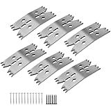 LHERUT 6PCS Slab Clamping Bench Dogs CNC Hold Down Routers Sled for Flattening Slabs,Versatile Panel T Track Clamps Pinch Dogs Woodworking Tool