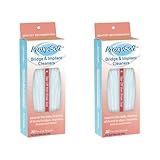 Proxysoft Dental Floss for Bridges and Implants 2 Packs - Floss Threaders for Bridges, Dental Implants, Braces with Extra-Thick Proxy Brush for Optimal Oral Hygiene -Teeth Bridge and Implant Cleaners