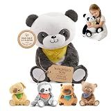 Lilly's Love Weighted Stuffed Animals for Adults & Kids — 5lb Calming Panda Plush for Anxiety, ADHD & Sensory | Machine Washable Weighted Stuffed Animal w/Removable Insert | Pete The Panda