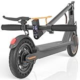 Electric Scooter for Adults, Folding E Scooter with 350W Motor 16 Mph Top Speed, Max 19 Miles Long Range, 8.5'' Solid Tires Commuting Scooters with Dual Brakes System, APP
