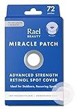 Rael Pimple Patches, Miracle Retinol Spot Cover - Hydrocolloid Acne Pimple Patch for Face, Absorbing Zits & Blemishes, PM Advanced (72 Count)