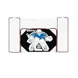 EZ Goal Folding Hockey Training Goal Net w/ Backstop, Targets, & Shooter Tutor , Red/White, 2-Inch