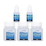 pH Storage Solution 3M KCL Storage Solution pH Buffer Solution Storage pH Electrode Storage Solution pH Probe Storage Solution pH Meter Storage Kit for All pH Tester pH Reader pH Checker pH Monitor