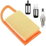 FitBest Air Filter Tune-Up Kit for Stihl BR500 BR550 BR600 BR700 Backpack Blower – Includes Air Filter, Spark Plug & Fuel Filter – Replaces Part number 4282-141-0300/4282-141-0300B