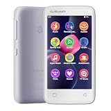 96GB MP3 Player with Bluetooth 5.0 and WiFi, Music Player with Spotify, Audible, Amazon Music, Pandora, Libby, Spotify Kids, 4" Touchscreen Android MP4 Player with HiFi Sound (Dusty Lavender)