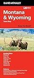 Rand McNally Easy to Read: Montana, Wyoming State Map