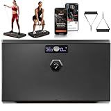 SQUATZ All-in-One Pluto Smart Home Gym – Compact Digital Gym Machine with 100 LBS Resistance, WiFi/Bluetooth, Full-Body Workouts, Strength Training, Eccentric Modes, Space-Saving Design