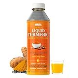 MBS Biotechnology Advanced Liquid Turmeric – High Absorption Curcumin with Black Pepper & Vitamin D3 for Maximum Bioavailability – Joint, Inflammation & Immune Support – 20.3 fl oz