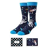 Zmart Astronaut Gifts for Men - Engineering Gifts, Astronaut Socks Men, Astronomy Socks