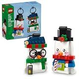 LEGO Snowman Ornaments 40812 | Christmas Craft, Building Toys, Girls & Boys, Ages 6+, Christmas Tree Decoration with Hanging Rings, 168 pieces