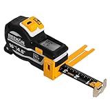 REEKON T1M Utility Digital Tape Measure 16ft (English) – Bluetooth Smart Measuring Tool, 1/32” Accuracy, Saves 1000+ Measurements, LCD Display, 150 Hour+ Battery Life & Rechargeable